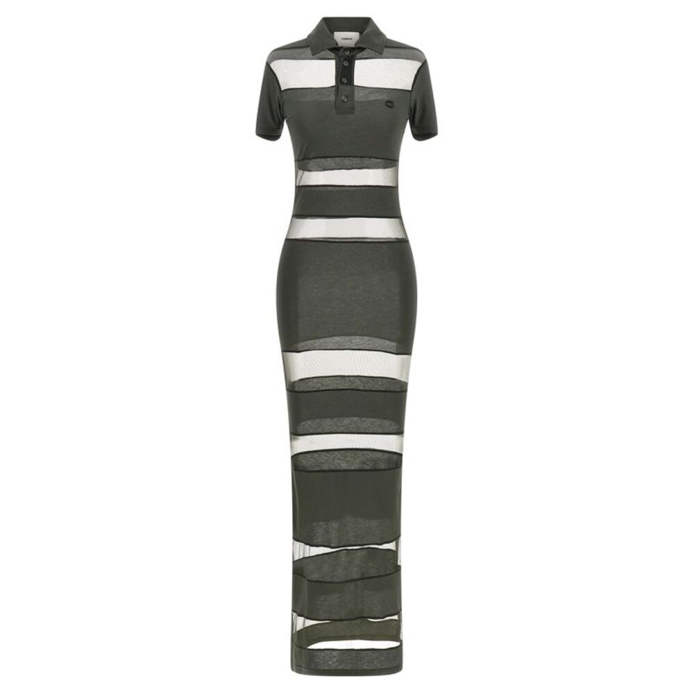Coperni Bicolor Cotton Long Women's Dress